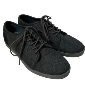 ALDO Men's Black Wool Blend Lace-Up Shoes, Size 7